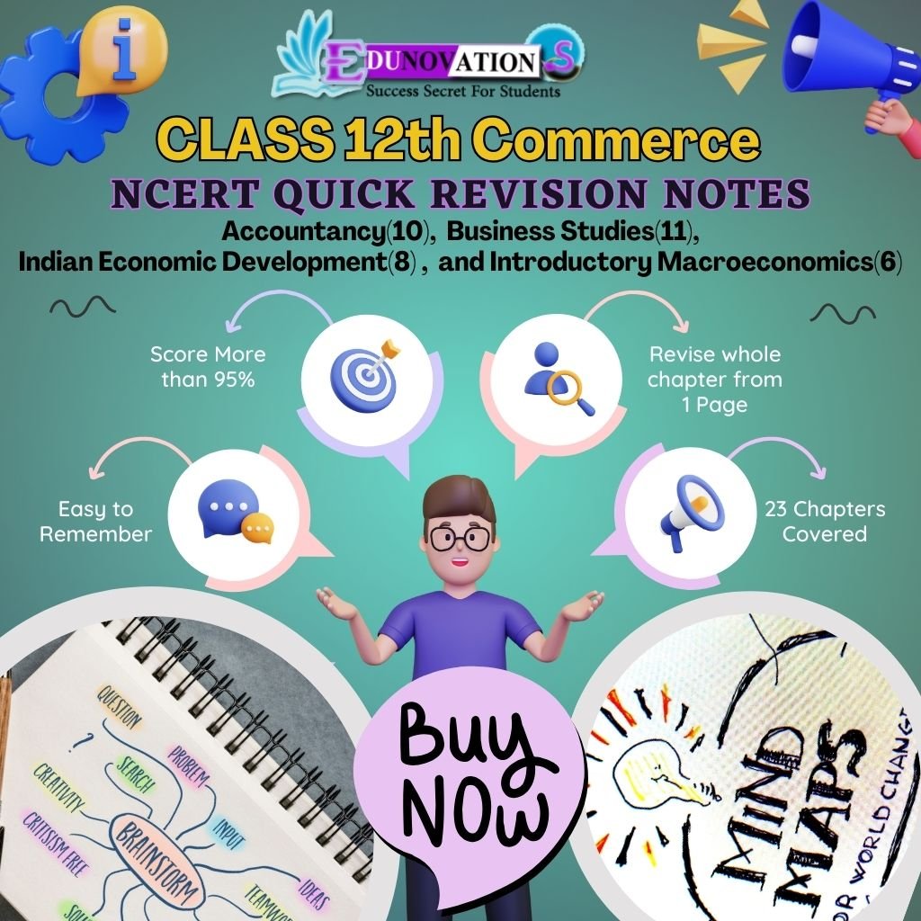 Class 12 Commerce Mind Maps